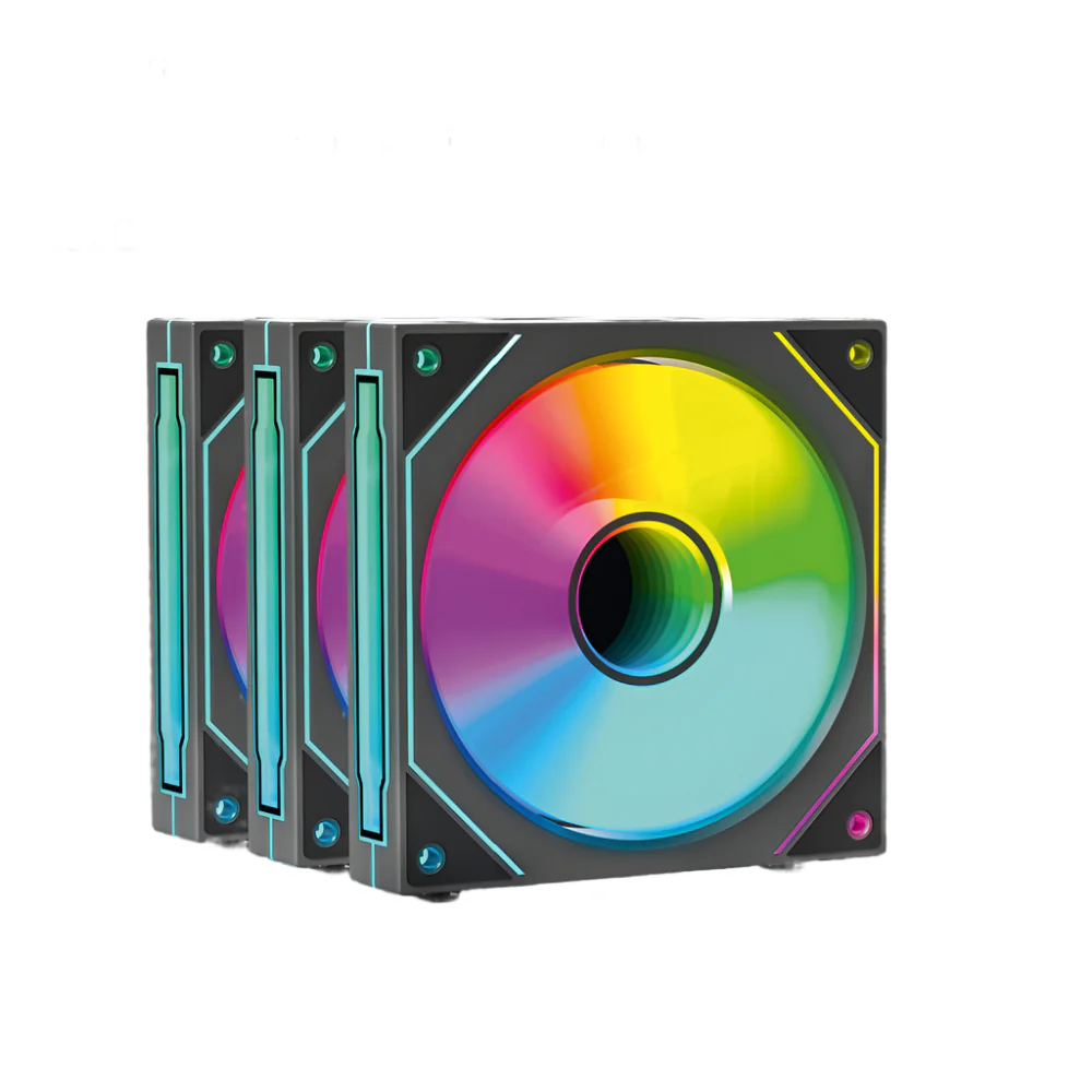 Ant Esports Stackerflow 120mm ARGB (Triple Pack) (Black)