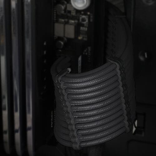 Buy Antec Sleeved Extension PSU Cable Kit (Black) Custom Cables