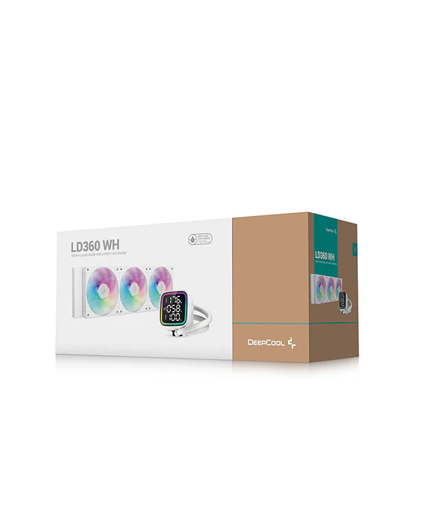 DeepCool LD360 WH ARGB with Display (White) AIO Liquid Cooler image 6