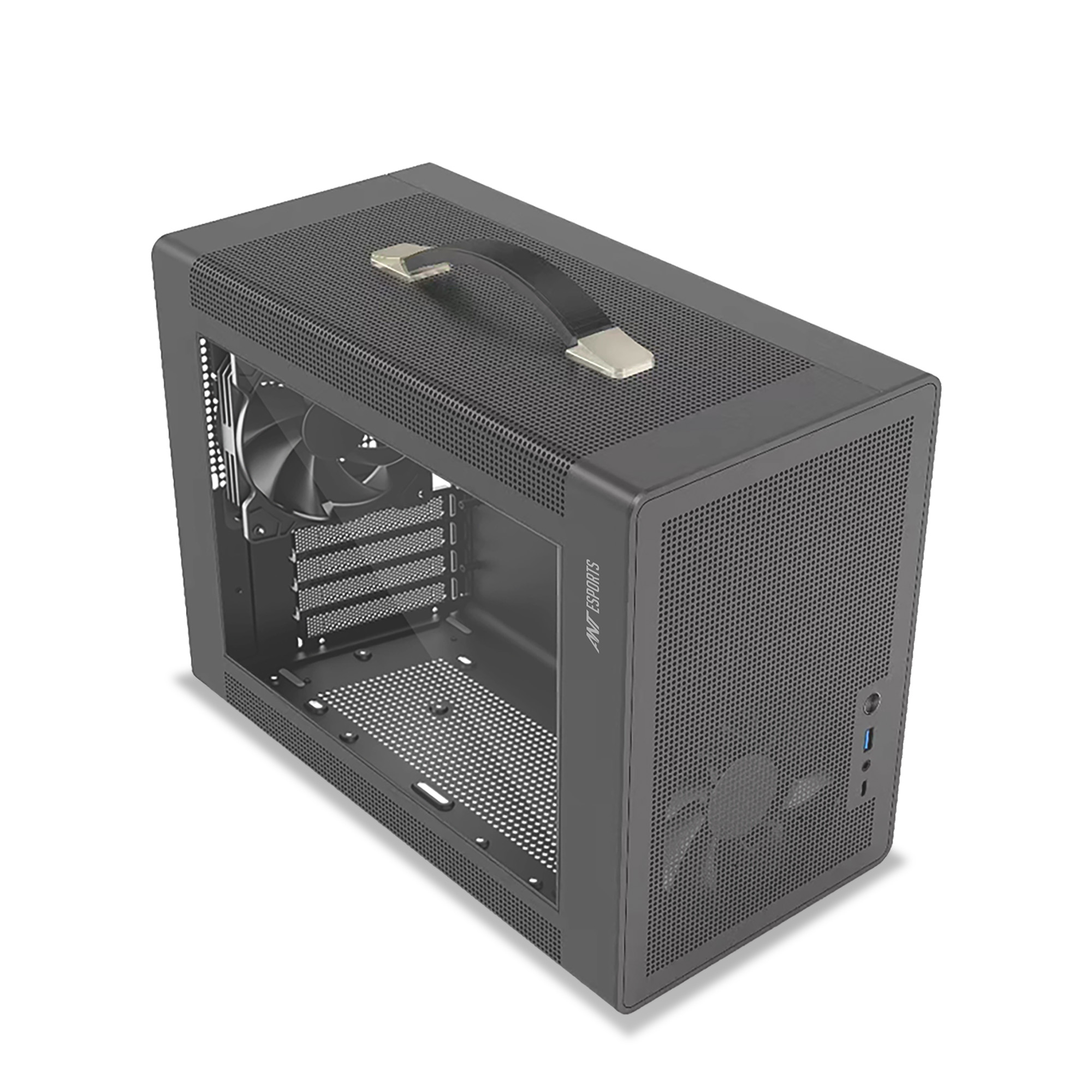 Ant Esports Box C Air Mini Tower Portable (Grey) Cabinet Ant