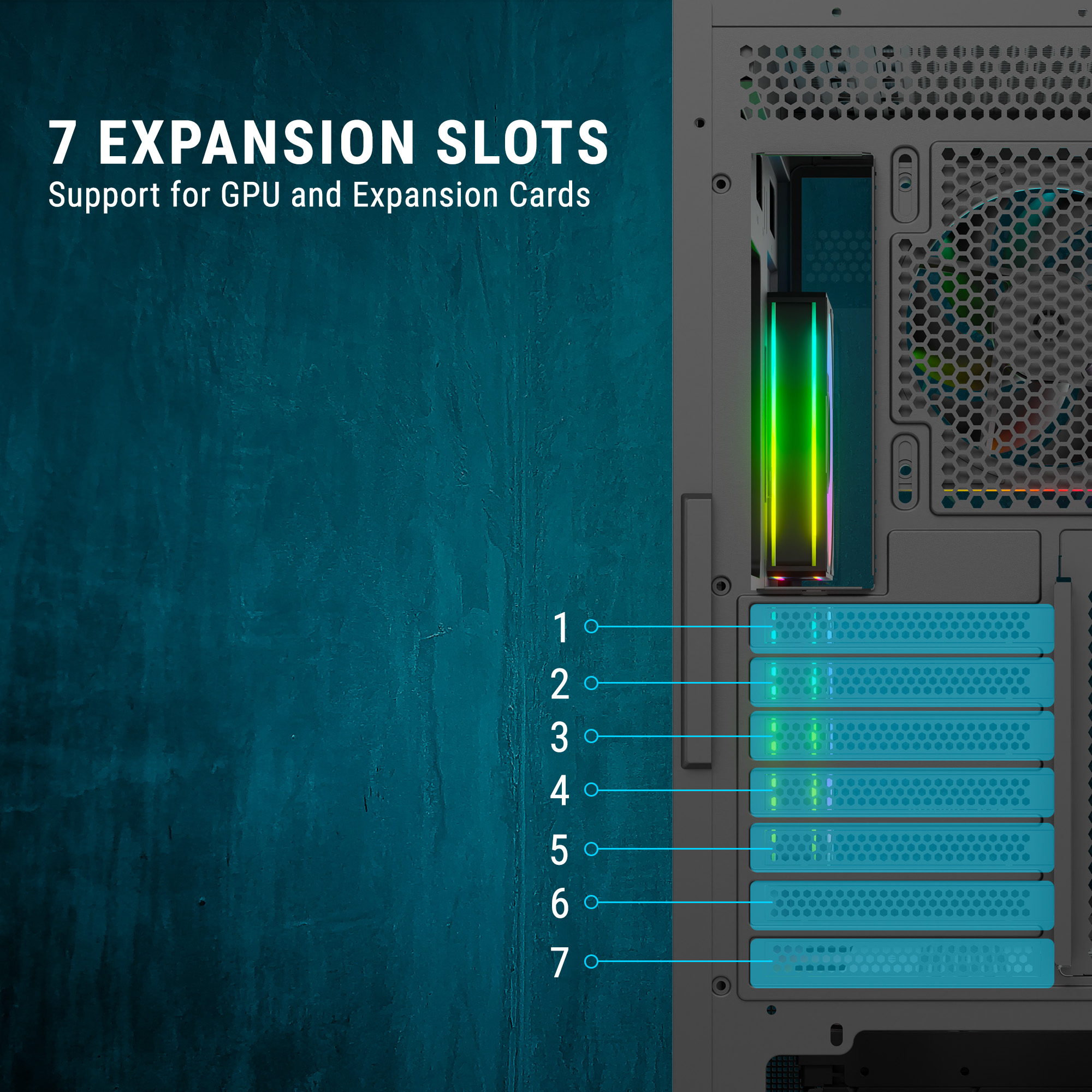 Ant Esports Crystal X3 LCD ARGB (Black) Cabinet image 10