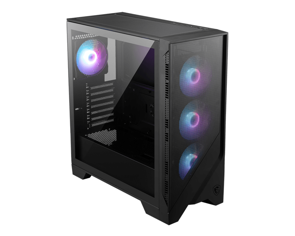 MSI MAG Forge 321R Airflow With Type-C (Black) Cabinet MSI