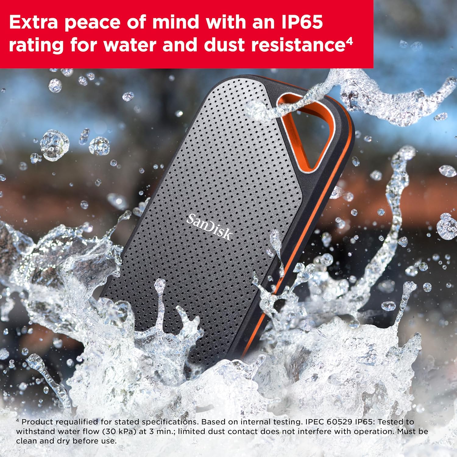 Sandisk Extreme Pro E81 4TB Portable External SSD, 2000MBs R&W, Type-C and Type-A Cables (Dark Blue) External SSD modxcompute