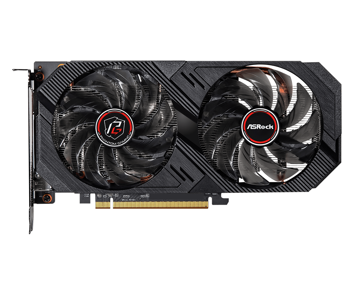 ASRock RX 6500 XT Phantom Gaming D OC 4GB Graphics Card ASRock