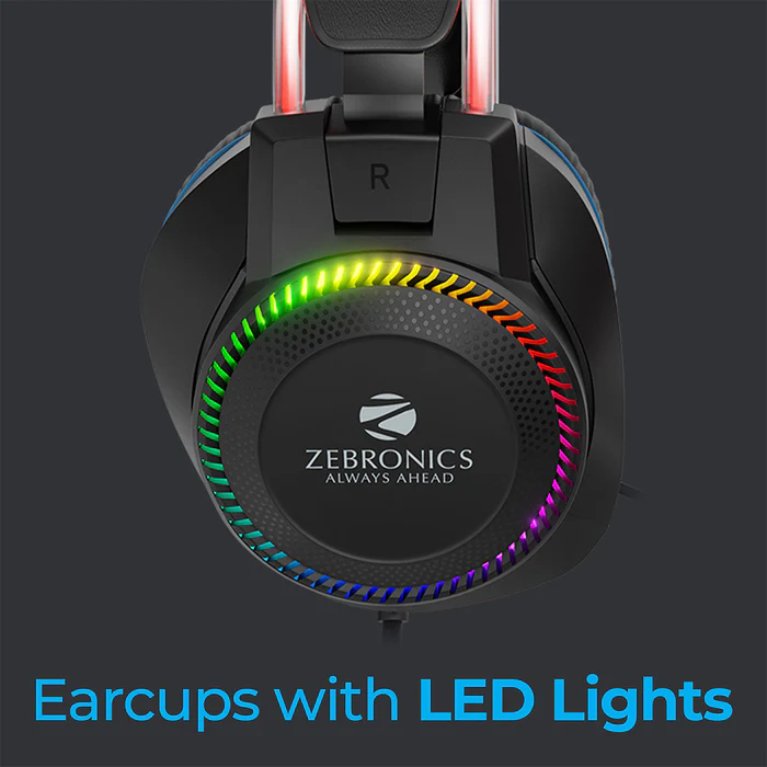 Zebronics Jet Pro RGB (Black) Gaming Headphone image 9