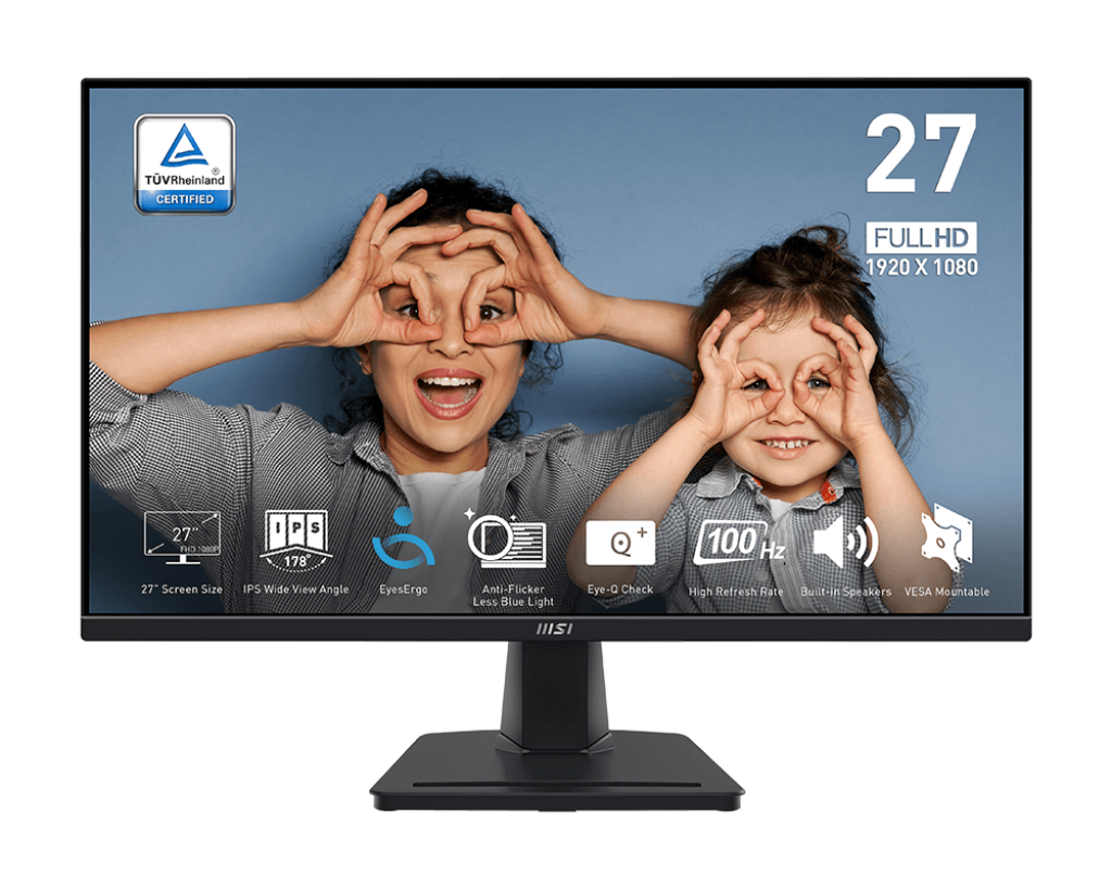 MSI PRO MP275 | 27 Inch 1080p FHD 100Hz IPS
