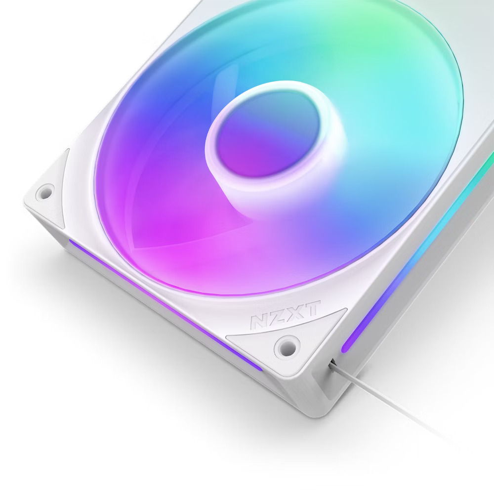 NZXT F280 RGB Core Single Frame Fan Kit (White) Case Fan F280