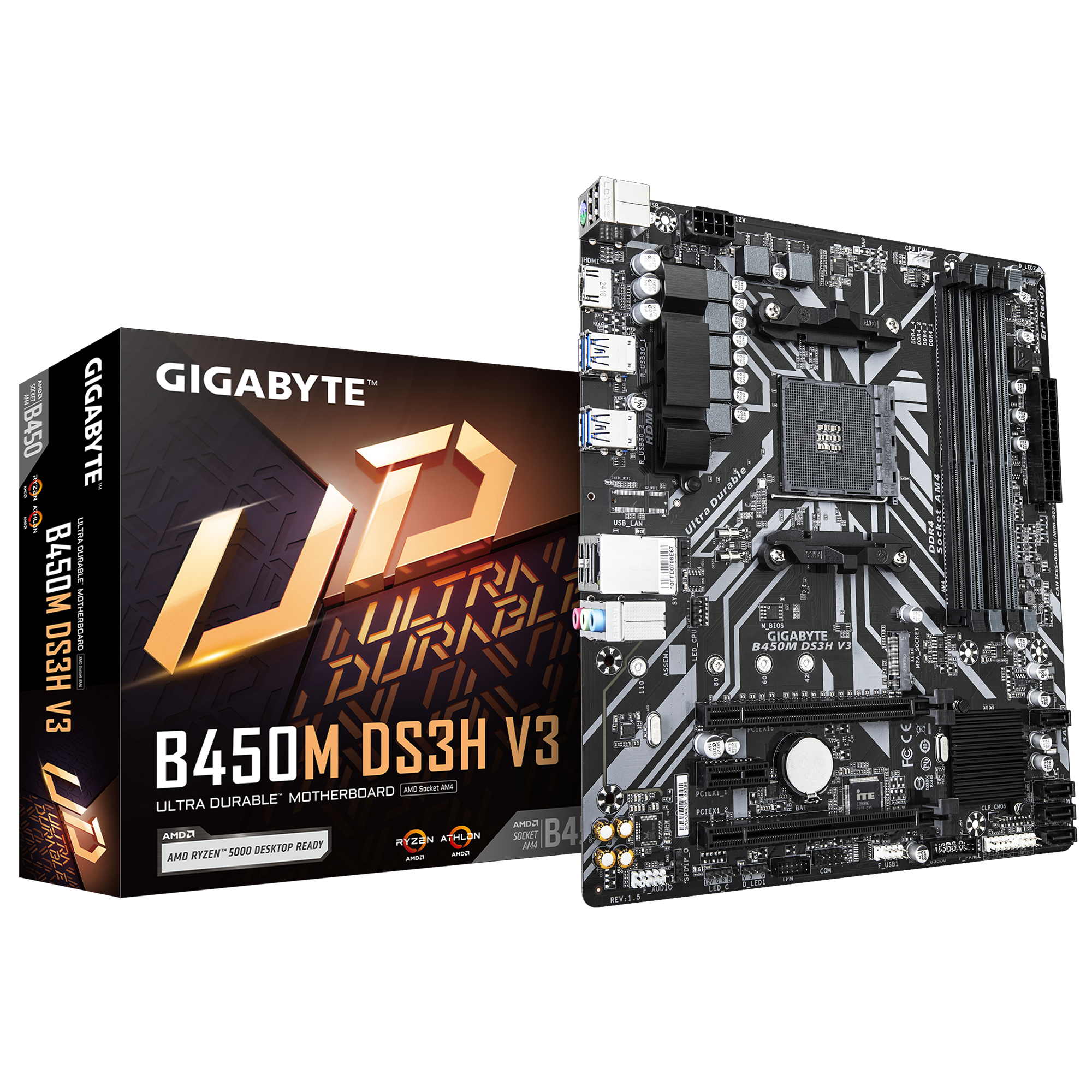 Gigabyte B450M DS3H V3