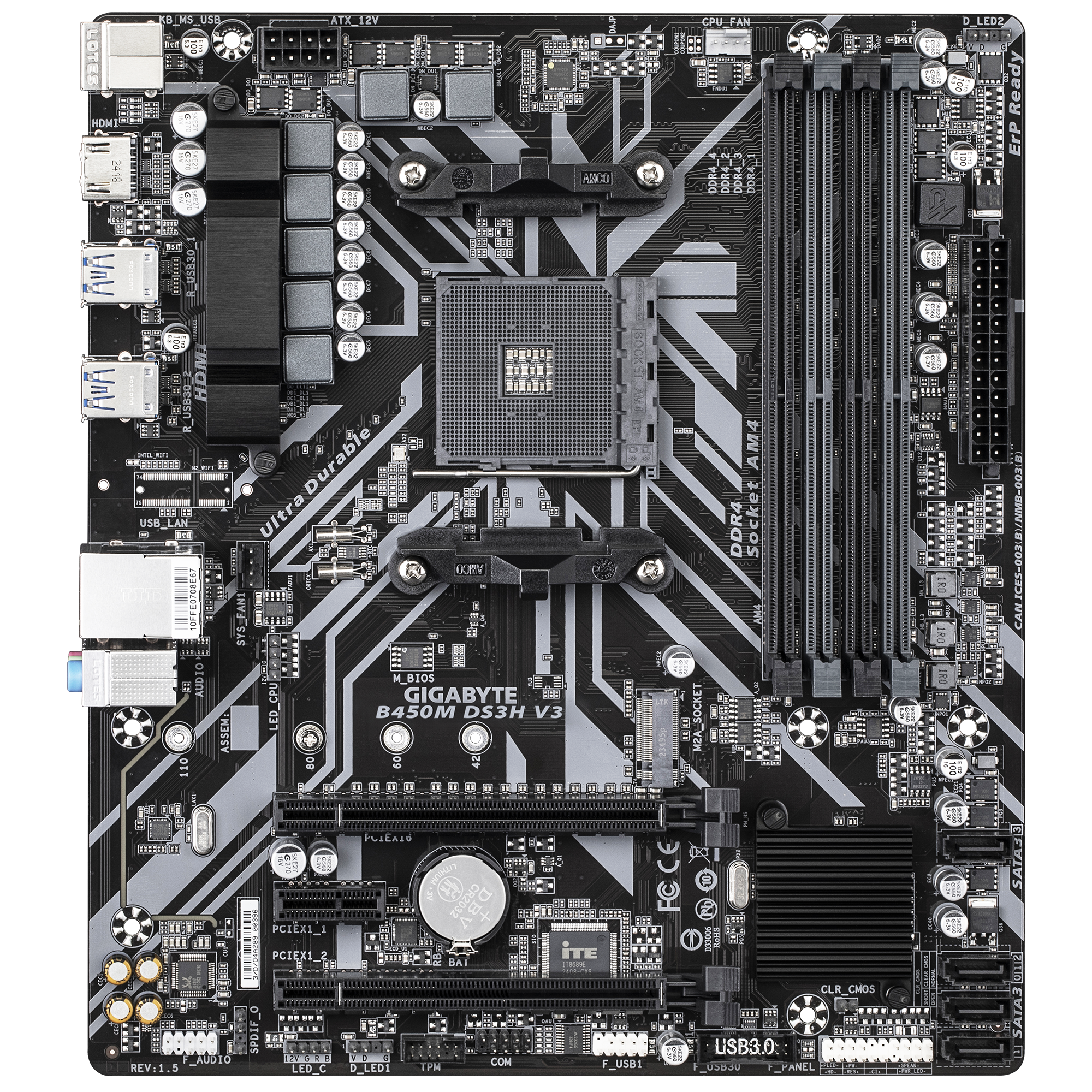Buy Gigabyte B450M DS3H V3 AMD Motherboard