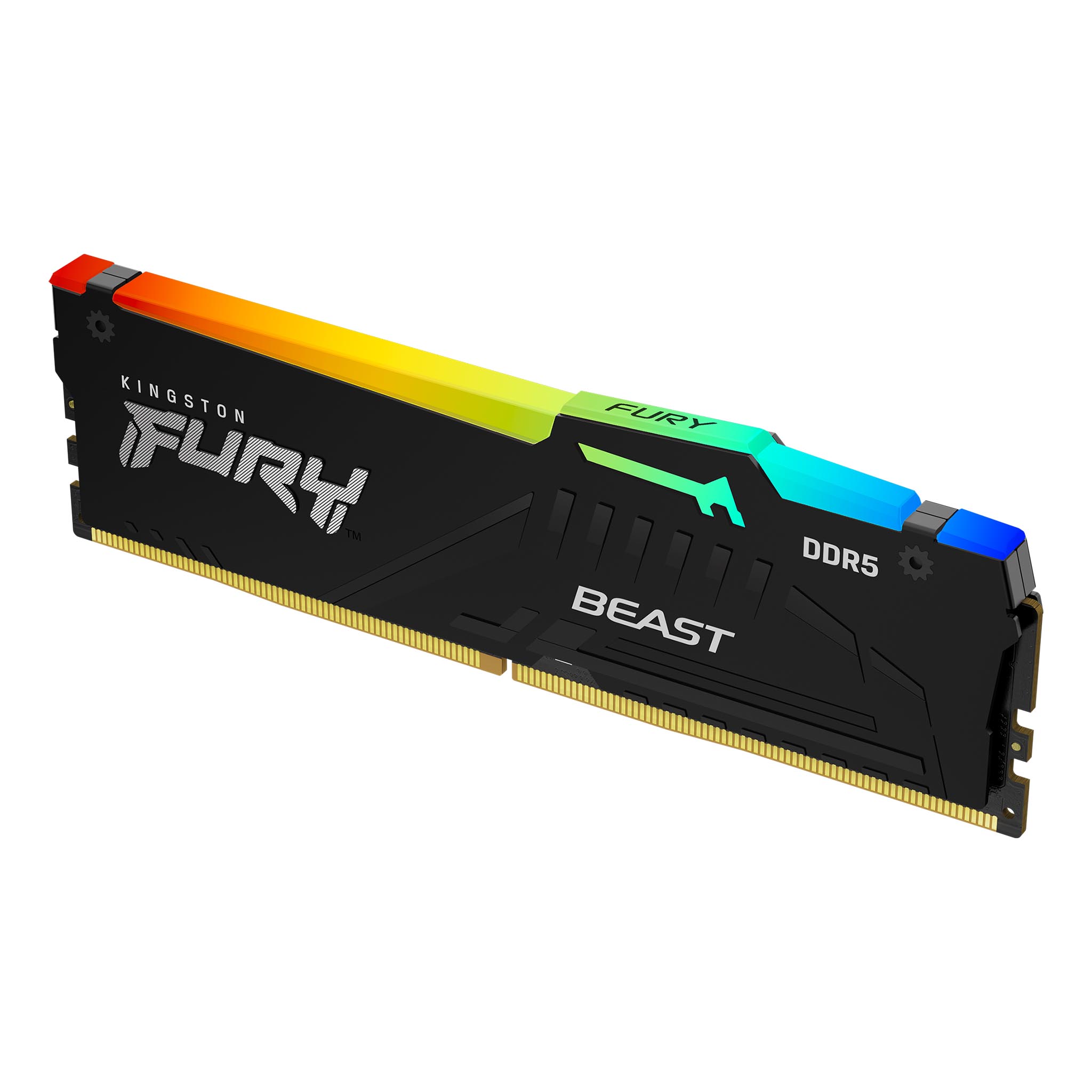 Kingston Fury Beast RGB 16GB (16GBx1) DDR5 6000MHz (Black) DDR5 RAM Memory Kingston