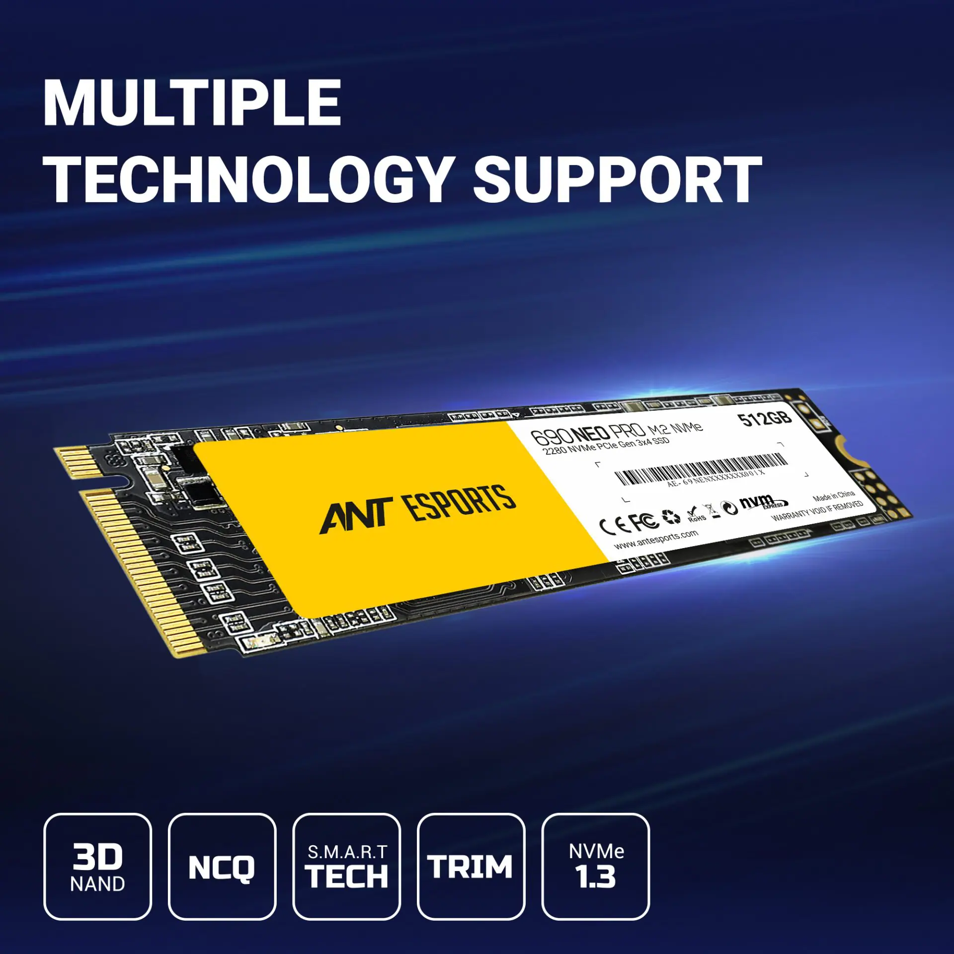 Buy Ant Esports 690 Neo Pro 512GB M.2 NVMe Internal SSD