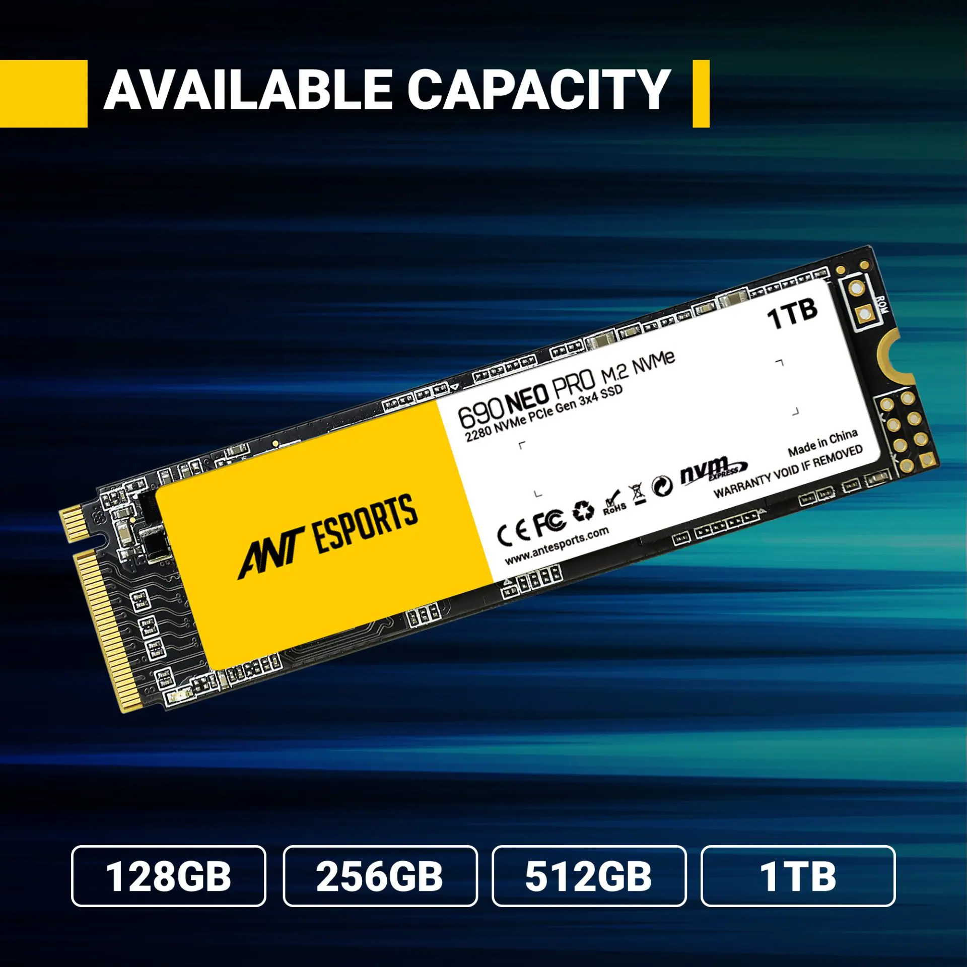 Buy Ant Esports 690 Neo Pro 1TB M.2 NVMe Internal SSD