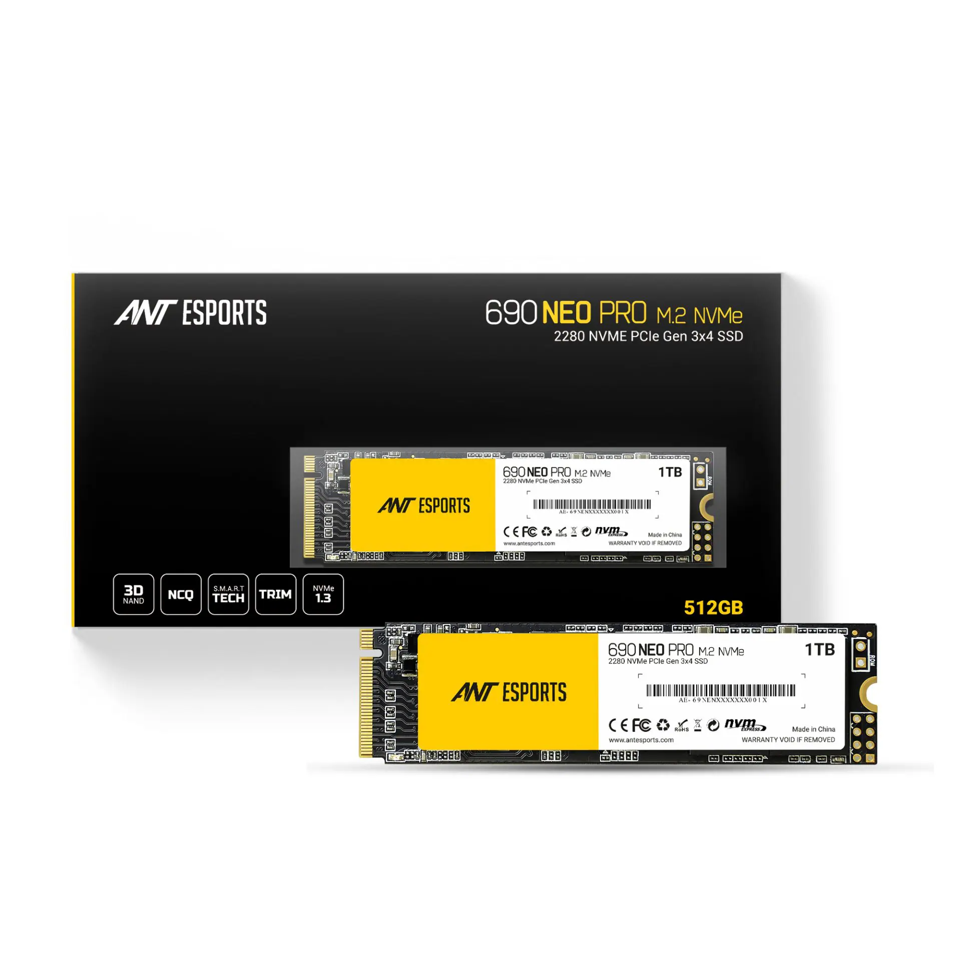 Ant Esports 690 Neo Pro 1TB M.2 NVMe Internal SSD image 6