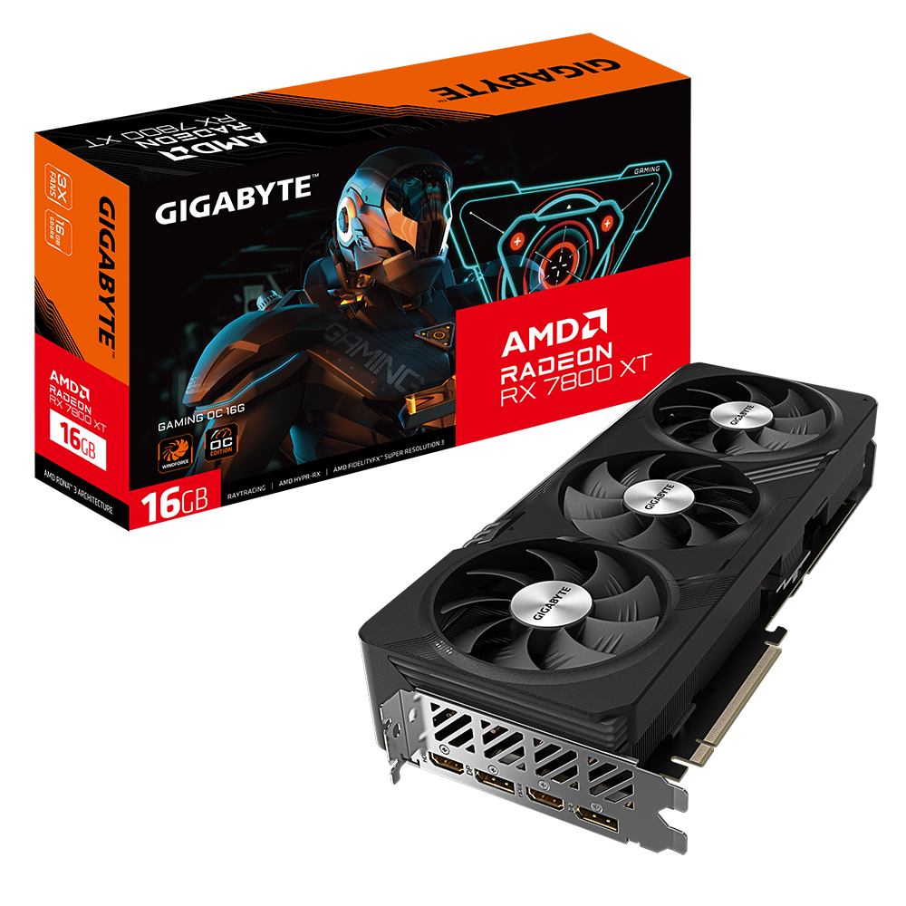 Gigabyte RX 7800 XT Gaming OC 16GB Graphics Card