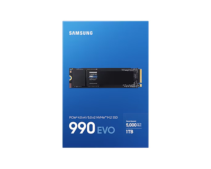 Samsung 990 EVO 1TB M.2 NVMe Gen4 Internal SSD modxcomputers