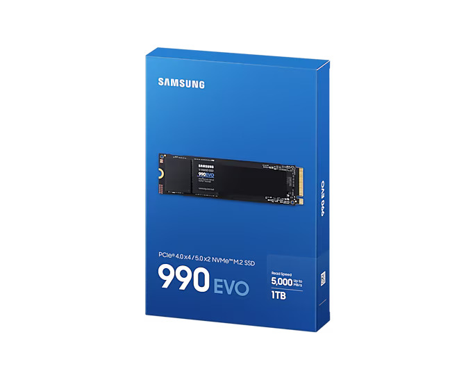 Samsung 990 EVO 1TB M.2 NVMe Gen4 Internal SSD