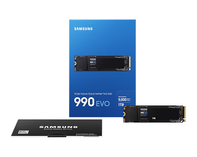 Samsung 990 EVO 1TB M.2 NVMe Gen4 Internal SSD image 8