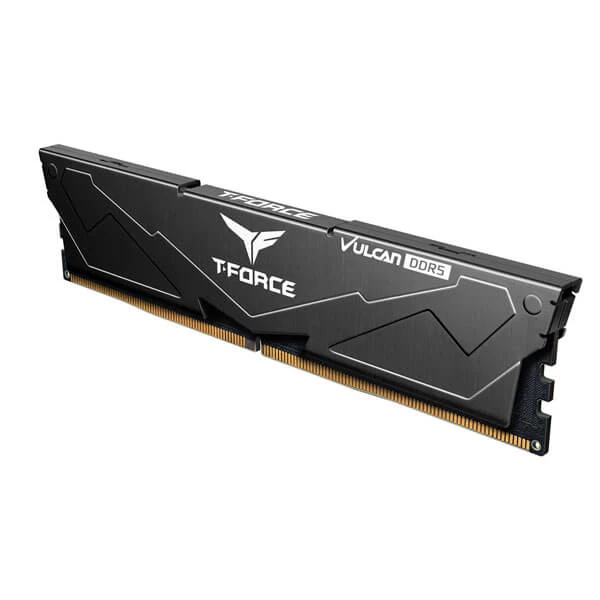 TeamGroup T-Force Vulcan 32GB (32GBx1) DDR5 CL38 6000MHz (Black) RAM Memory TeamGroup
