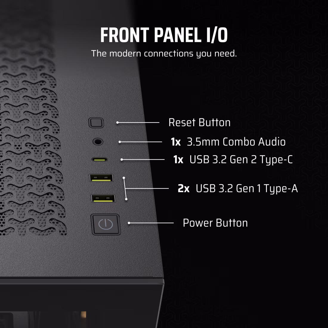 Corsair 3500X ARGB (Black) Cabinet image 6