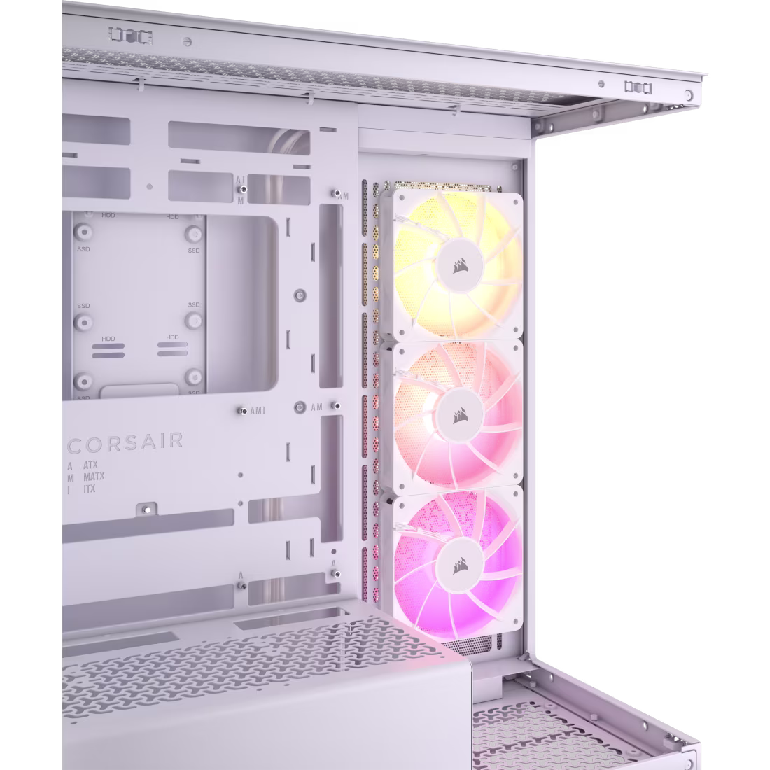 Corsair 3500X ARGB (White) Cabinet image 9