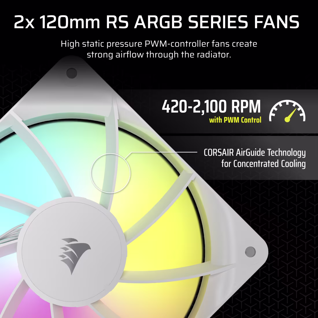 Corsair Nautilus 240 RS ARGB (White) AIO Liquid Cooler Nautilus