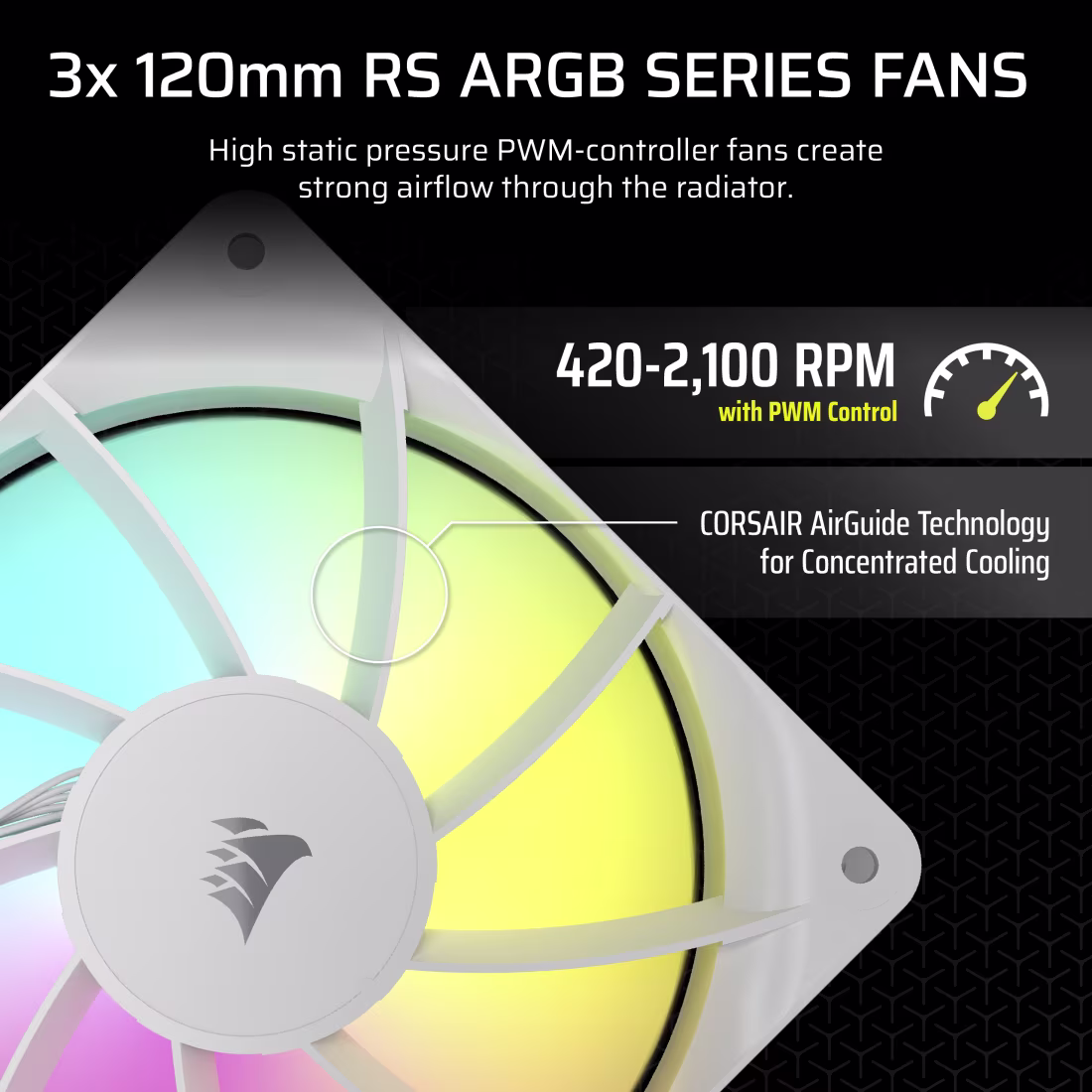 Corsair Nautilus 360 RS ARGB (White) AIO Liquid Cooler Nautilus