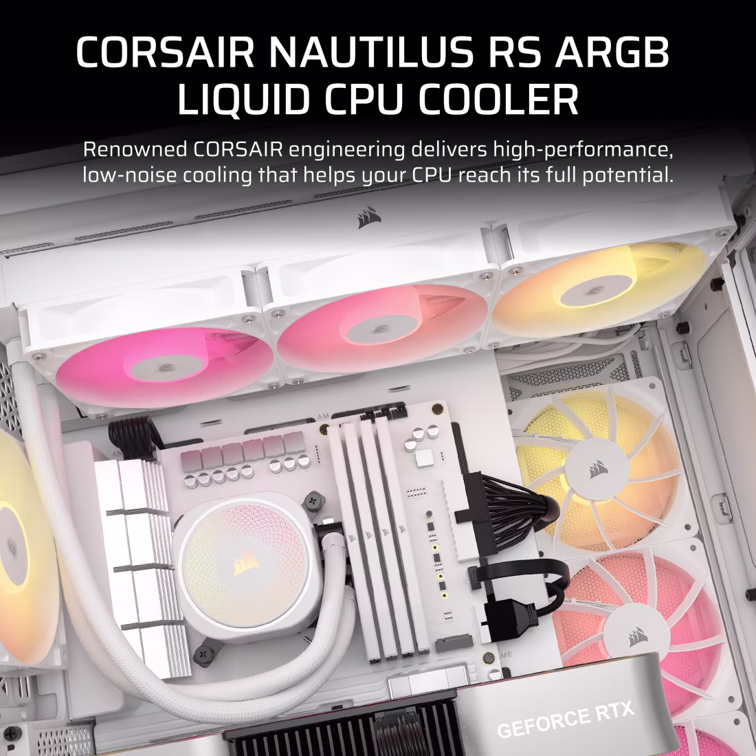Corsair Nautilus 360 RS ARGB (White) AIO Liquid Cooler Corsair