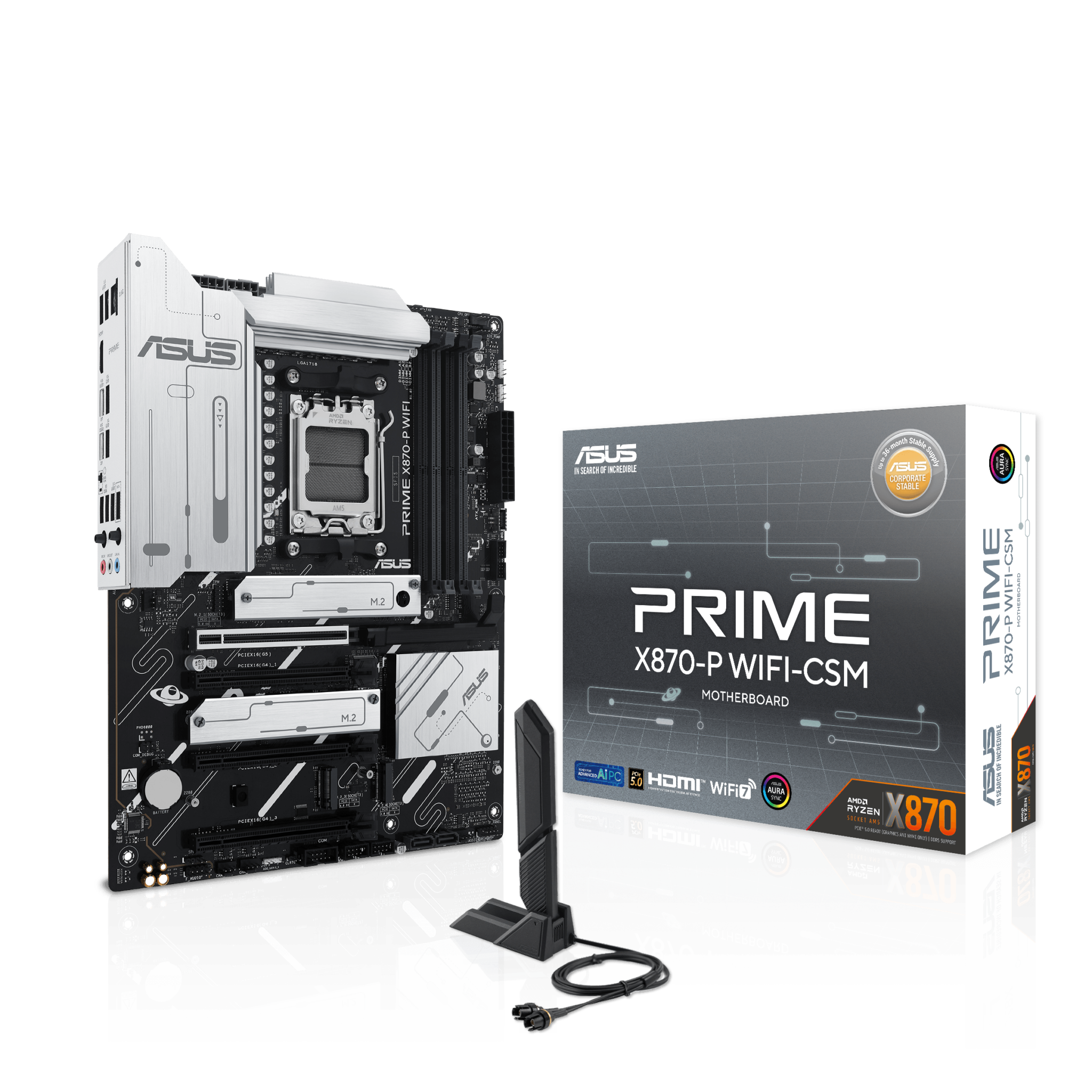 ASUS Prime X870-P WIFI-CSM AMD Motherboard