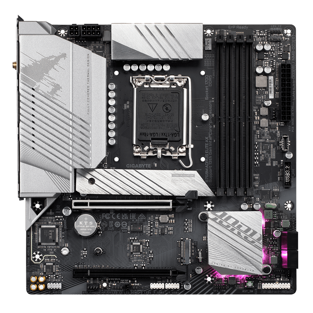 Gigabyte B760M Aorus Elite AX (Wi-Fi) Intel Motherboard Gigabyte