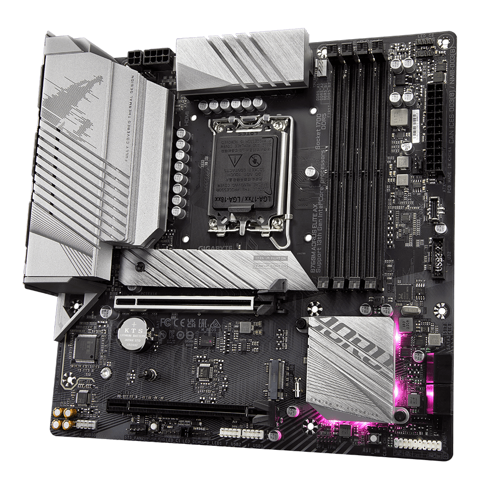 Gigabyte B760M Aorus Elite AX (Wi-Fi) Intel Motherboard B760M