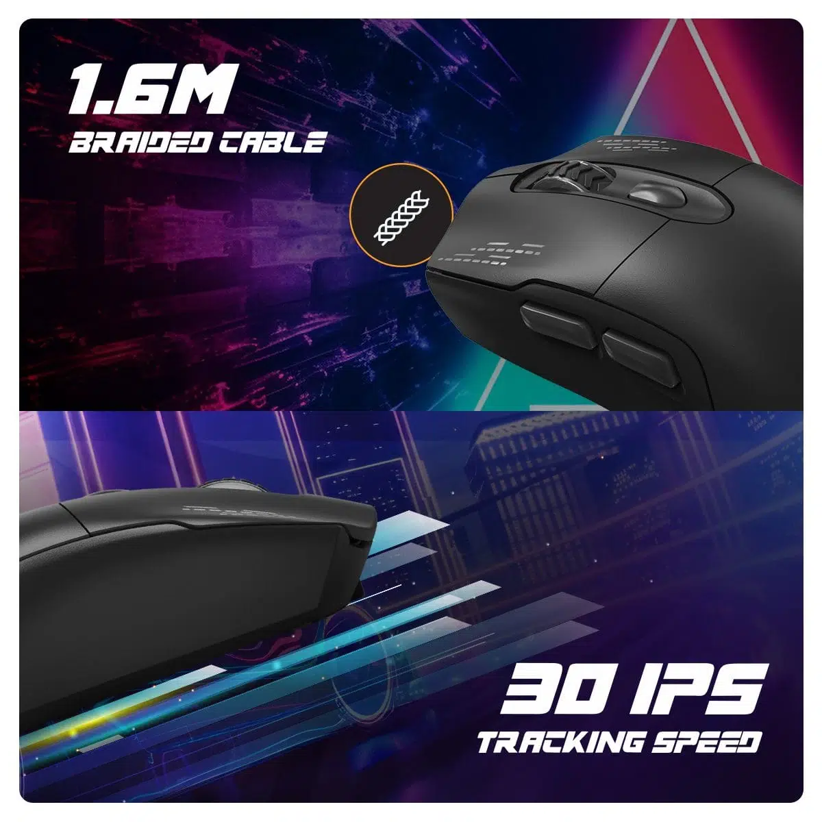 Buy Cosmic Byte Raptor Dual Mode Wireless + Wired Gaming Mouse (Black)
