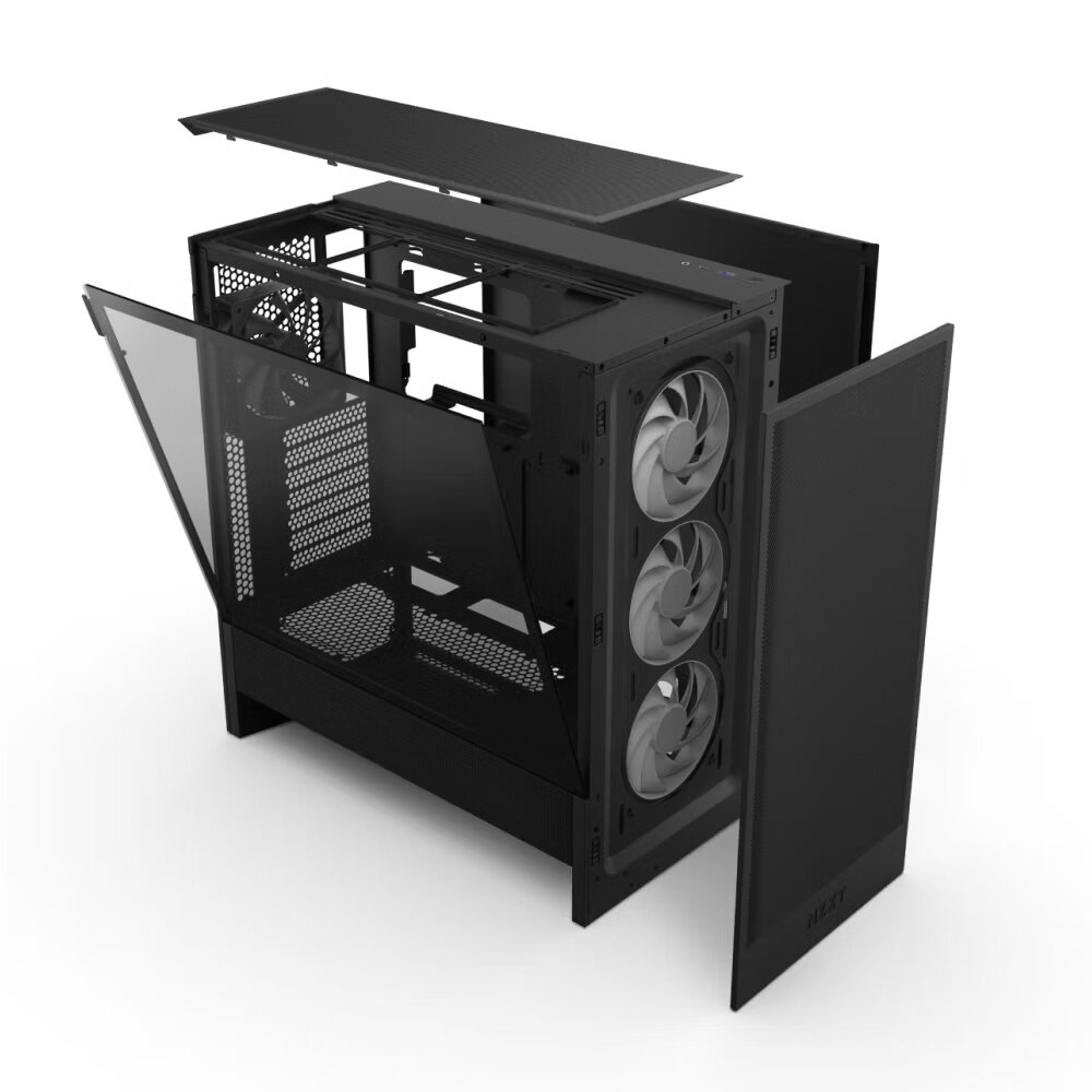 NZXT H5 Flow RGB 2024 Edition (Black) Cabinet modxcomputers