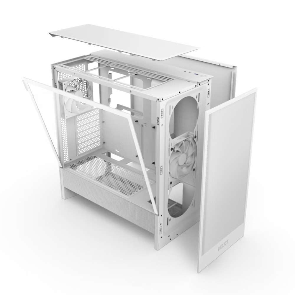 NZXT H5 Flow 2024 Edition (White) Cabinet-img(5)