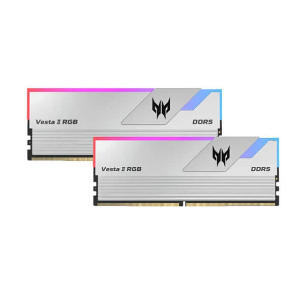 Acer DDR5 6000MHz (16GB×2枚) RGB Acer Predator Vesta II RGB DDR5 RAM 32GB (16GBx2) 6000MHz