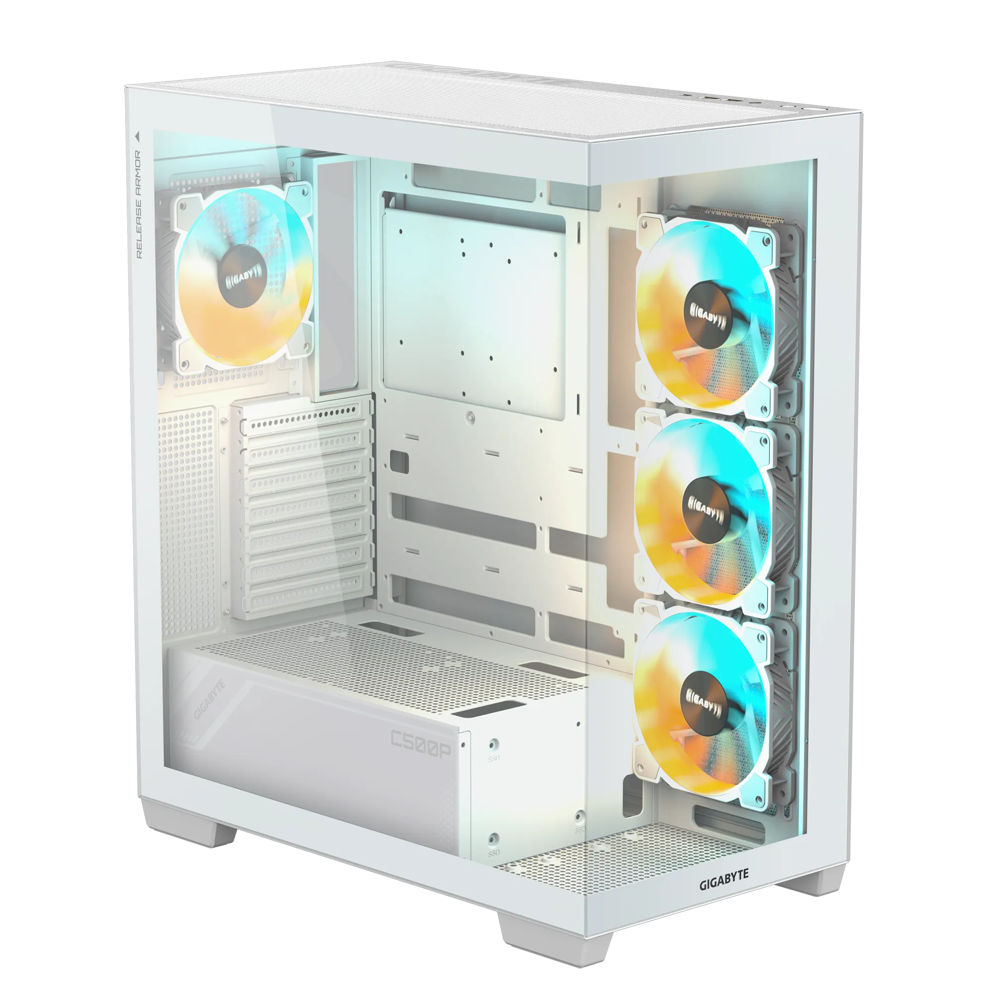 Gigabyte C500 Panoramic Stealth ICE (White) Cabinet-img(6)