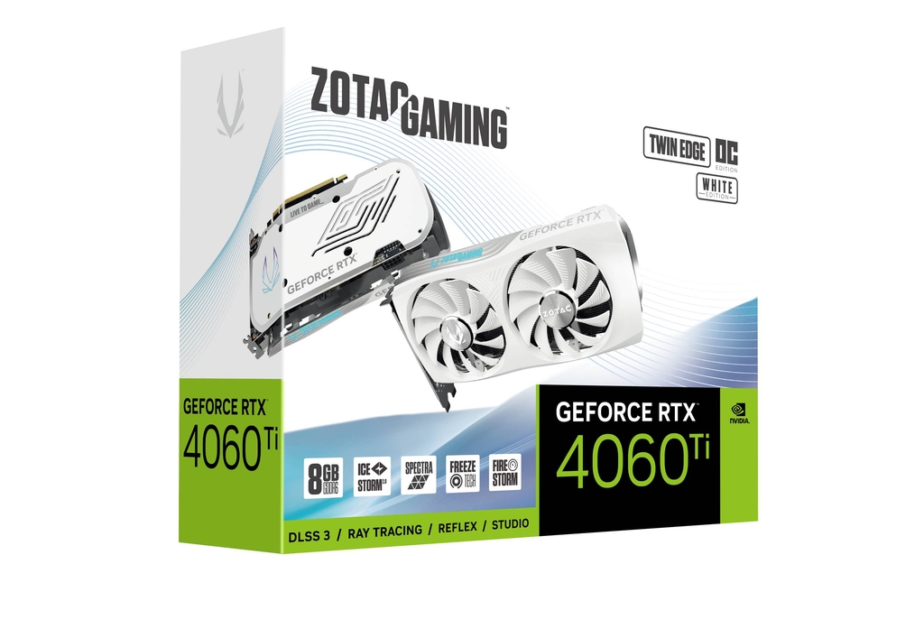 Zotac RTX 4060 Ti Twin Edge OC 8GB (WHITE) Graphics Card-img(8)