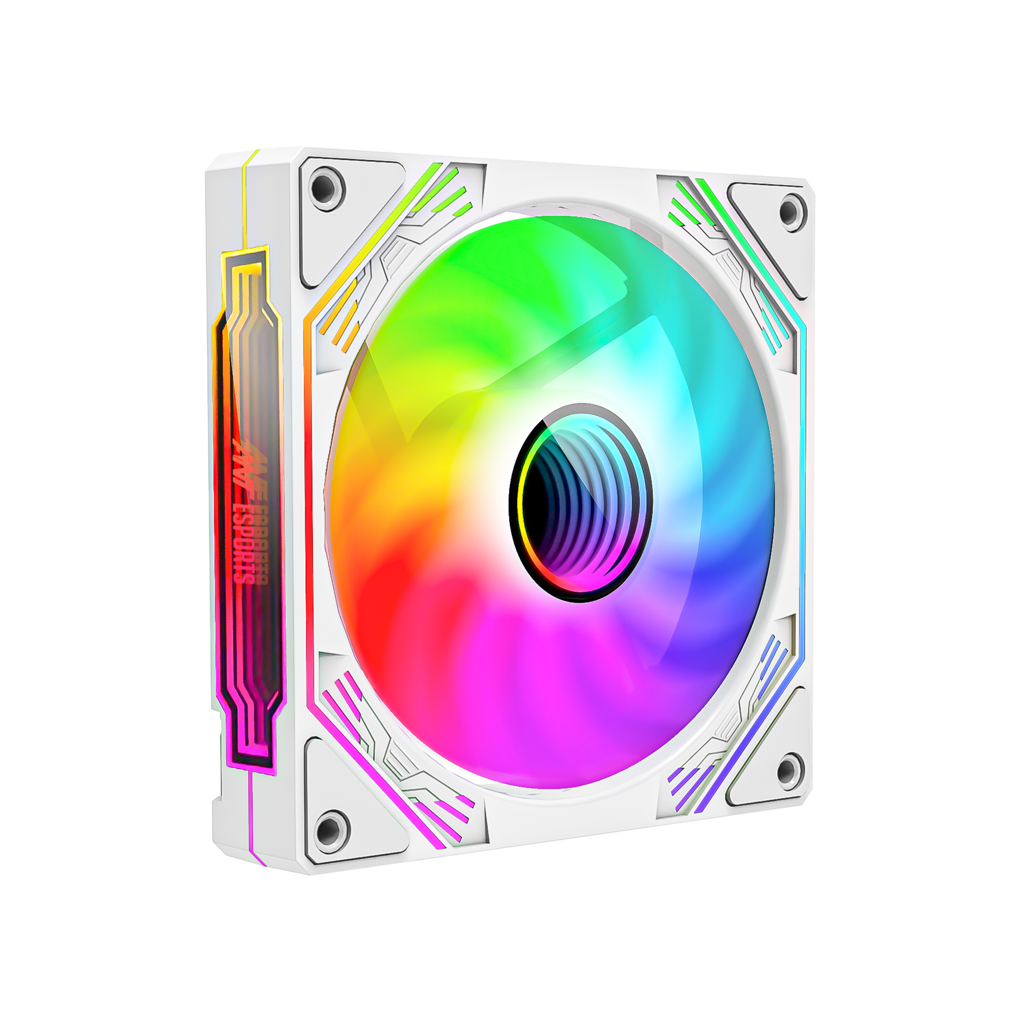 Ant Esports Sciflow ARGB Cabinet Fan (Triple Pack) (White) Case Fans-img(4)