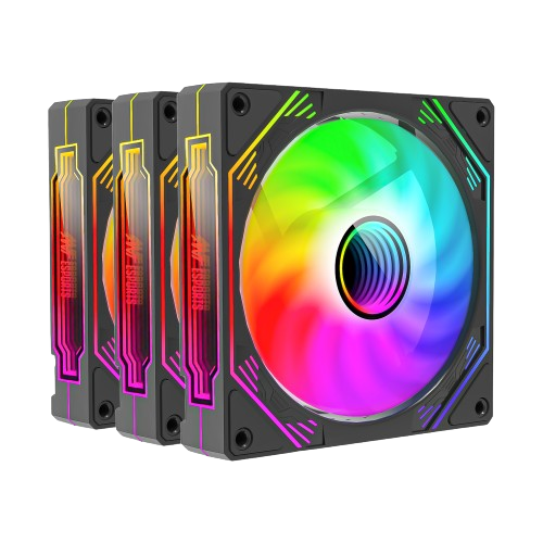 Ant Esports Sciflow ARGB Black Cabinet Fan (Triple Pack)