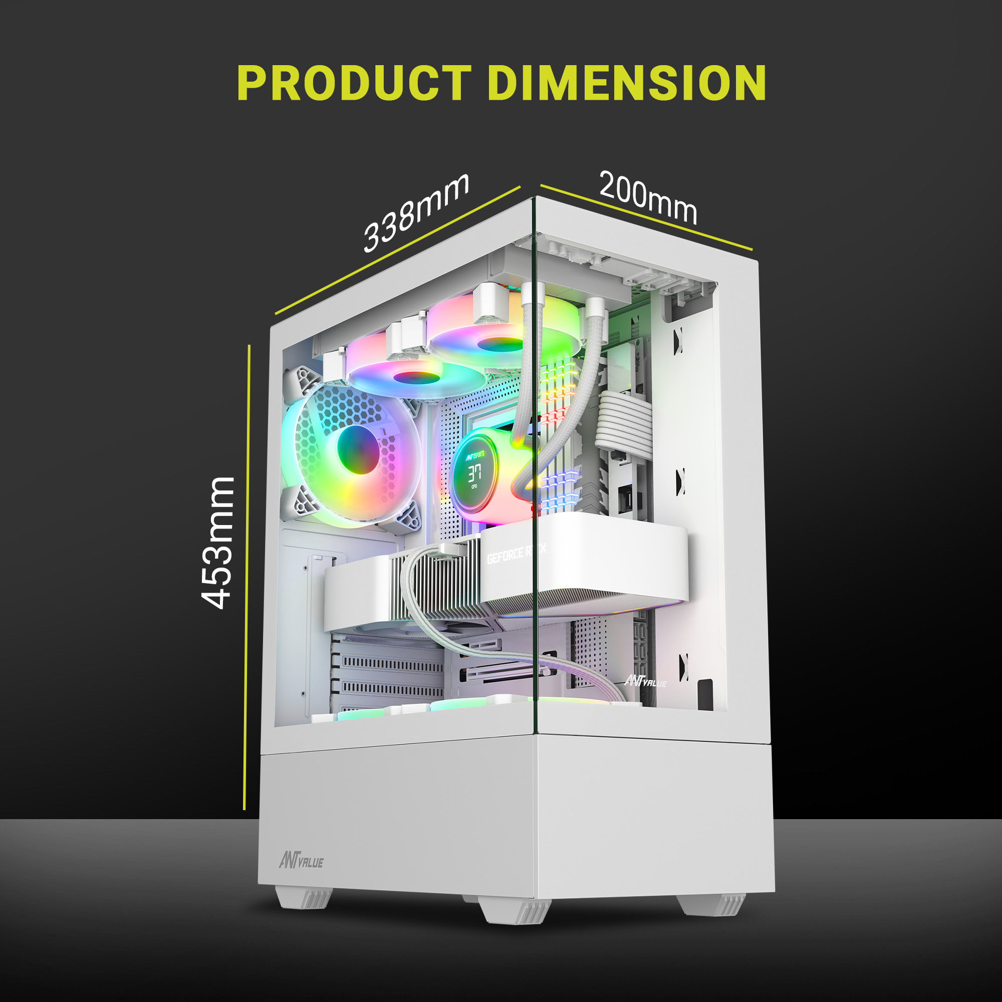 Ant Value CV100 (White) Cabinet-img(21)