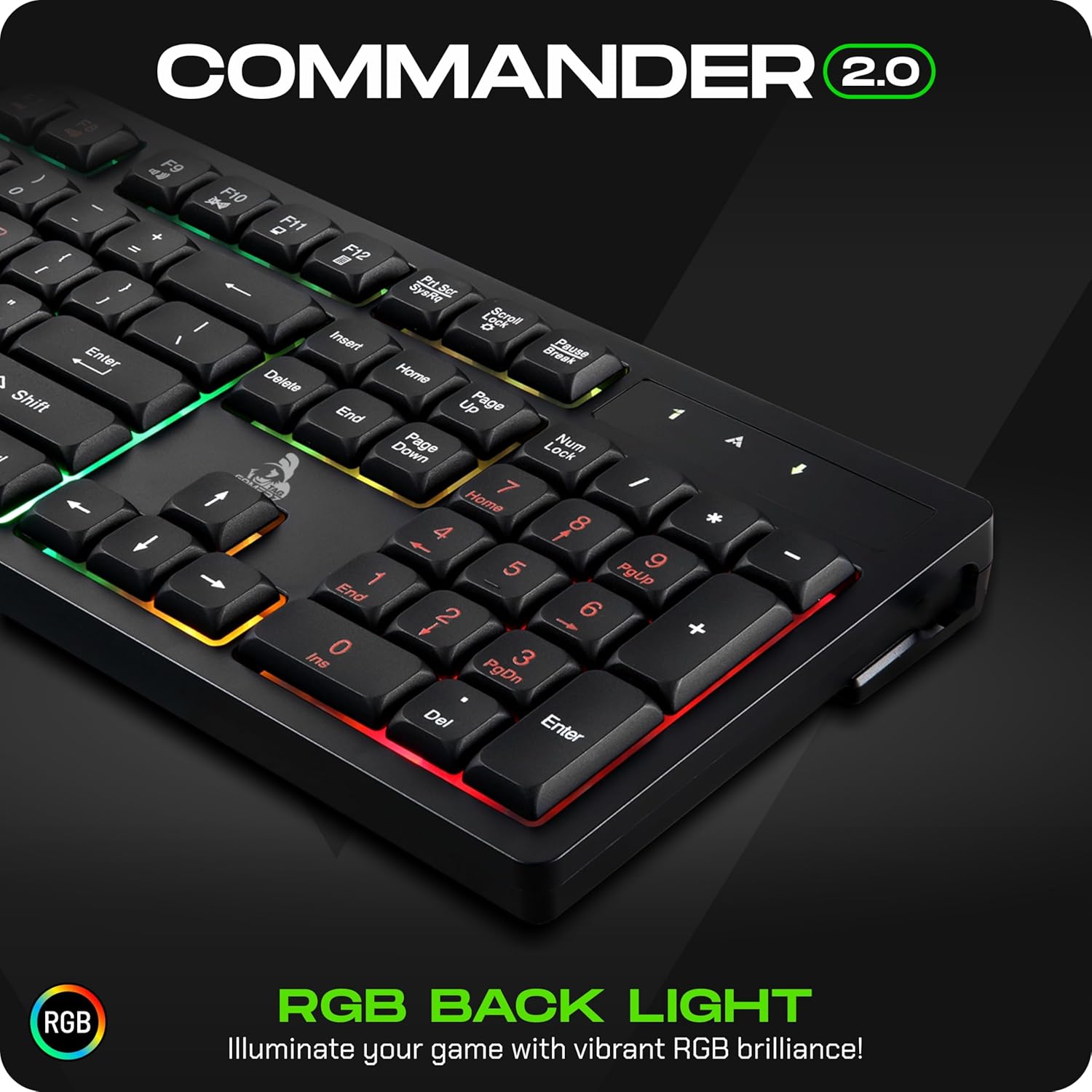 Buy TAG Gamerz Commander 2.0 RGB Gaming Keyboard and Mouse Combo