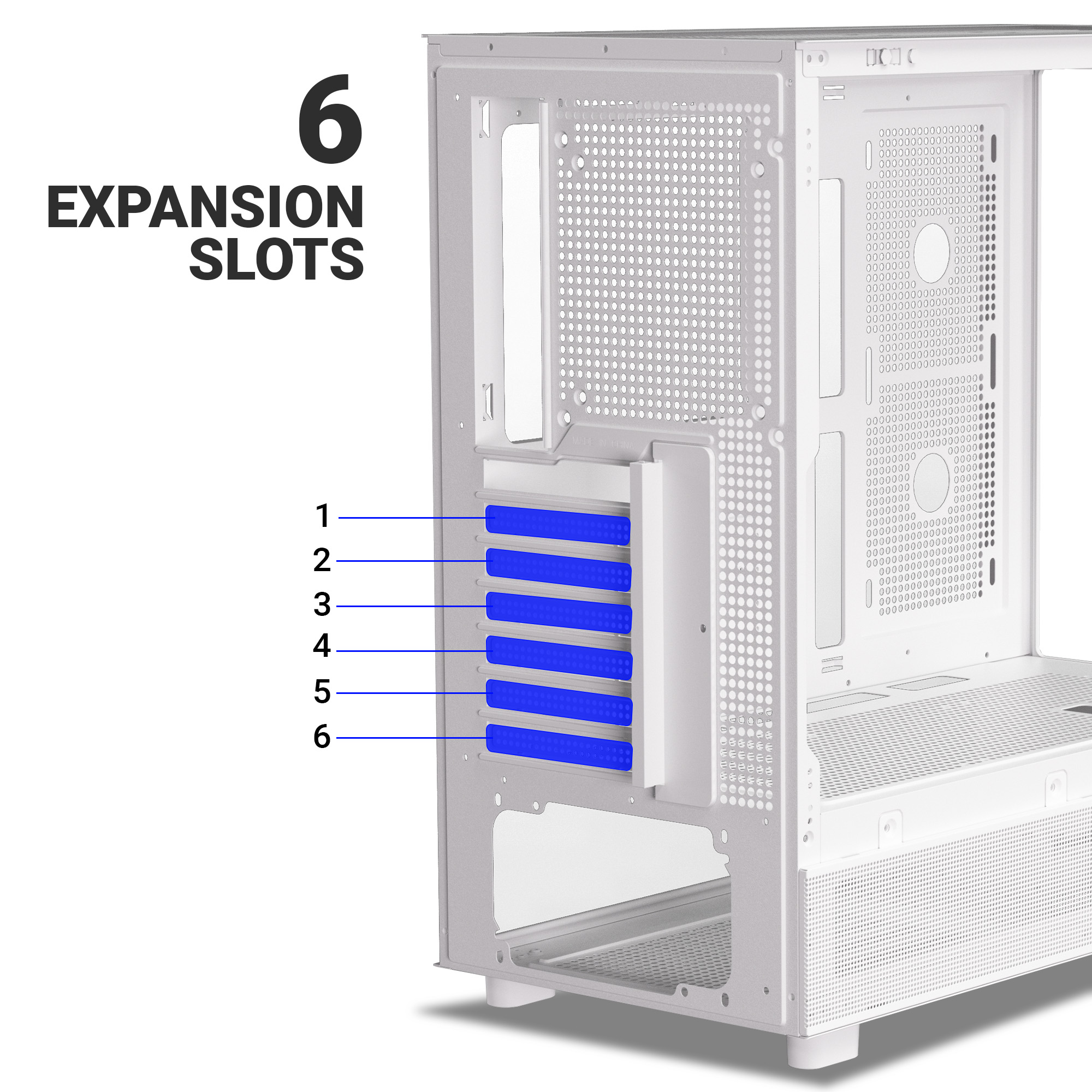 Ant Esports Crystal X6 ARGB (White) Cabinet-img(12)