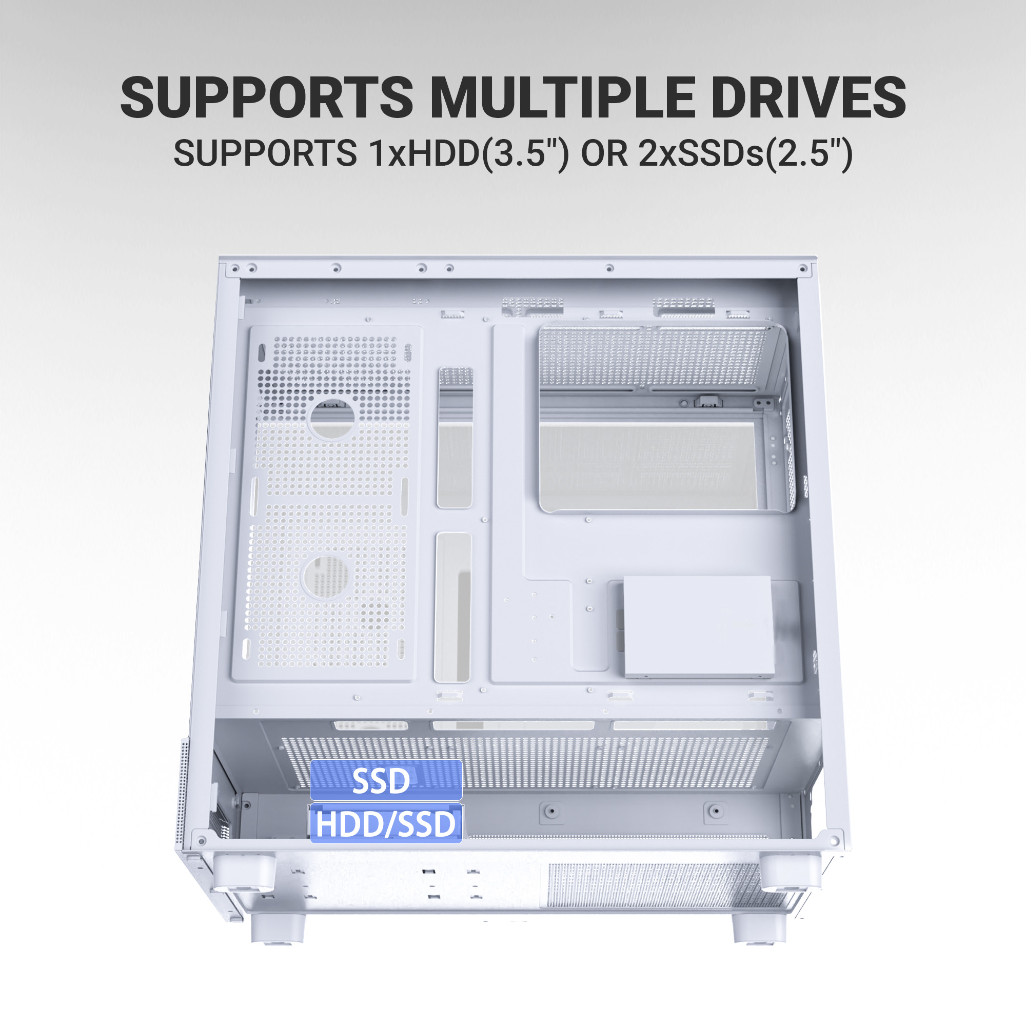 Ant Esports Crystal X6 ARGB (White) Cabinet-img(14)
