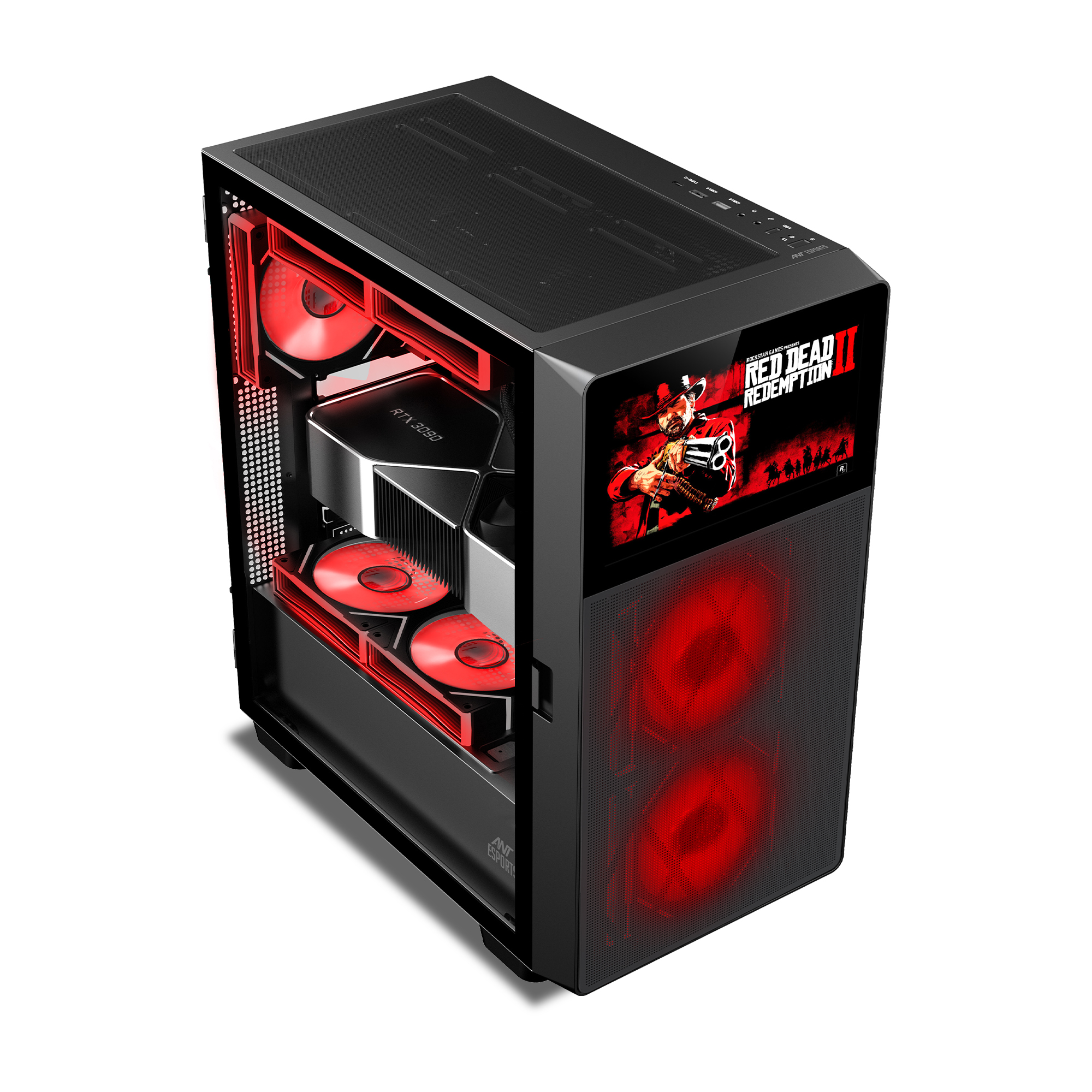 Buy Ant Esports ICE Digital C3 ARGB (Black) Cabinet