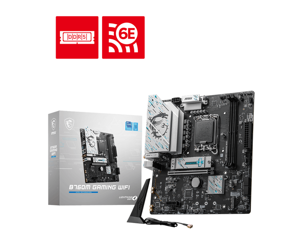 MSI B760M Gaming WIFI (DDR5) Intel Motherboard