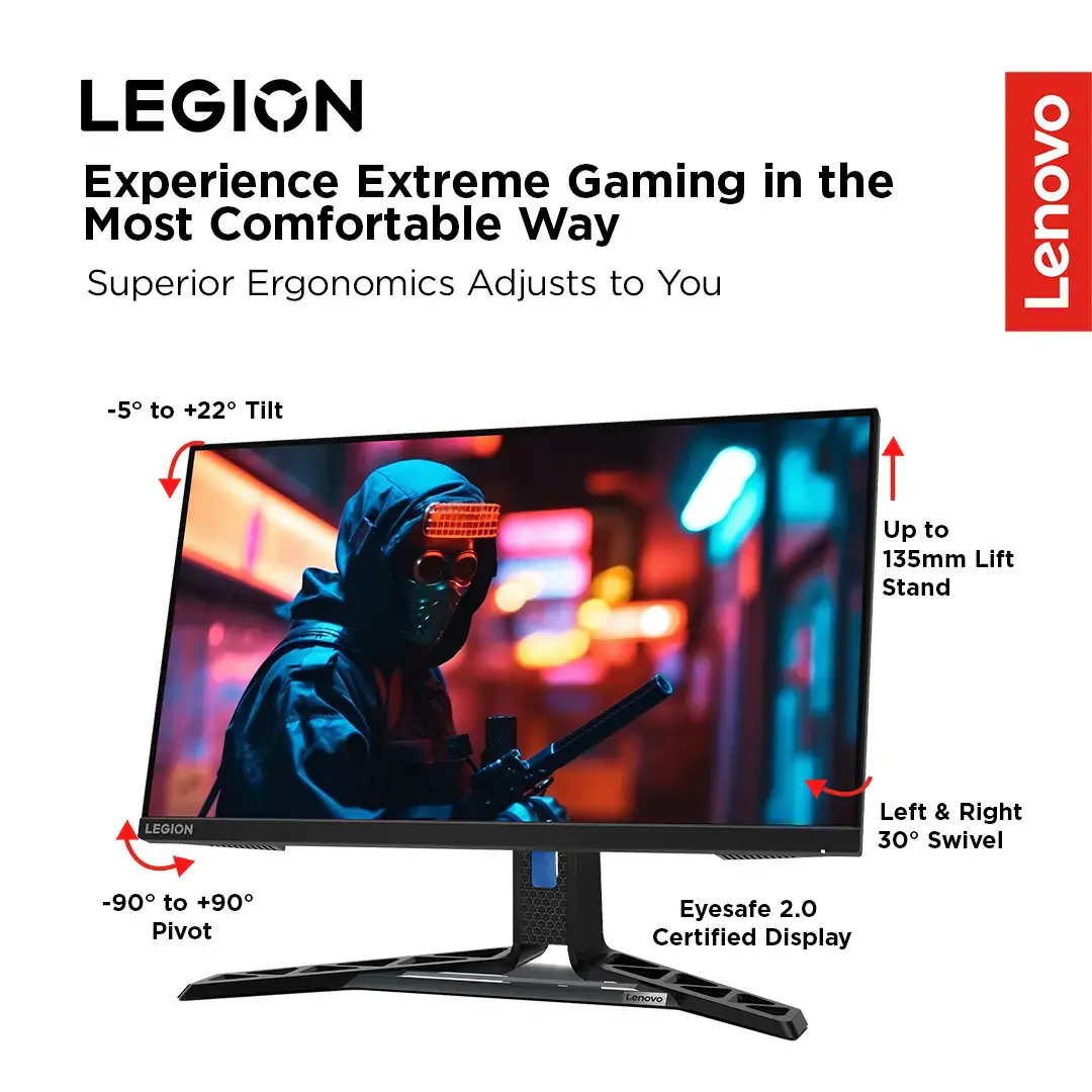Lenovo Legion R25F-30 | 25 Inch 1080p 240Hz 0.5ms Monitor Legion