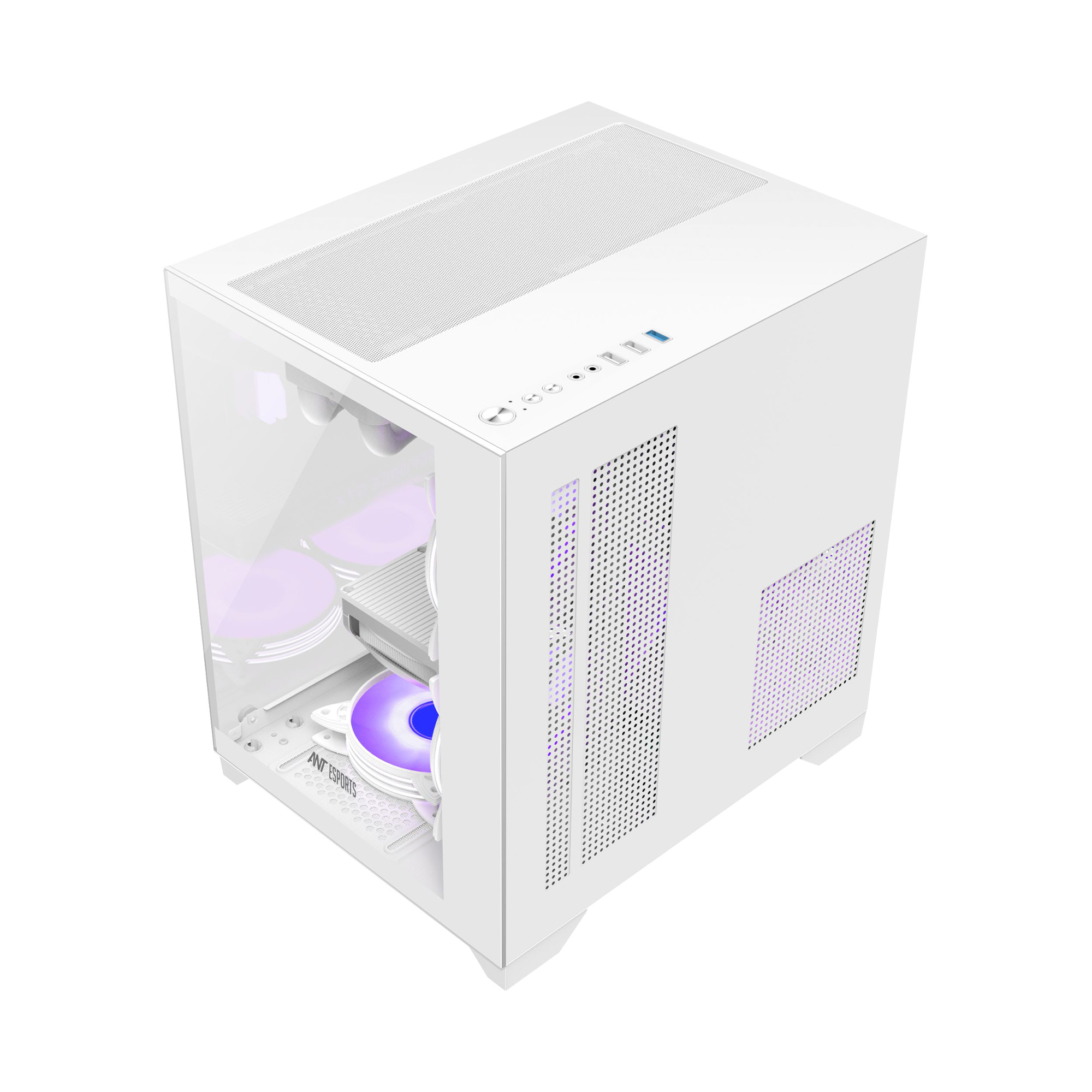 Buy Ant Esports Crystal Z2 ARGB (White) Cabinet