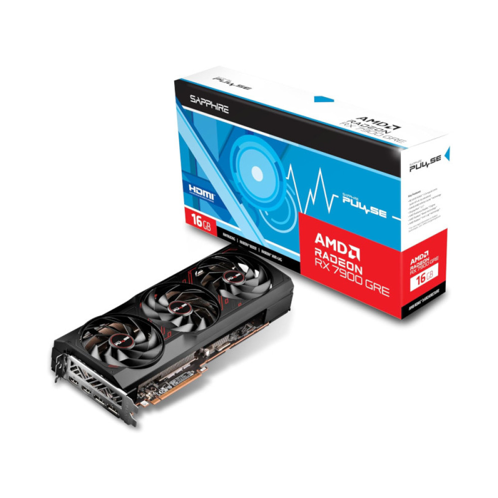 Sapphire PULSE RX 7900 GRE 16GB Graphics Card