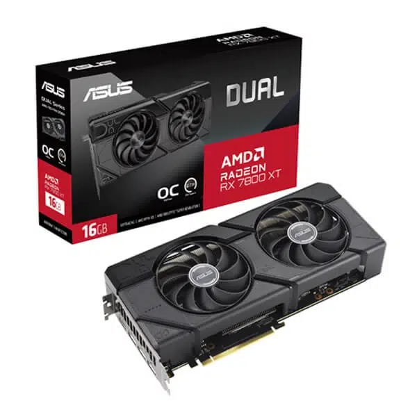 ASUS Dual RX 7800 XT OC Edition 16GB Graphics Card
