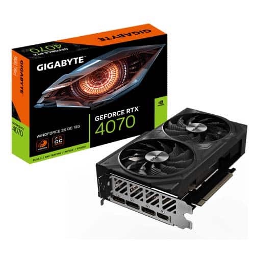 Gigabyte RTX 4070 Windforce 2X OC 12GB Graphics Card