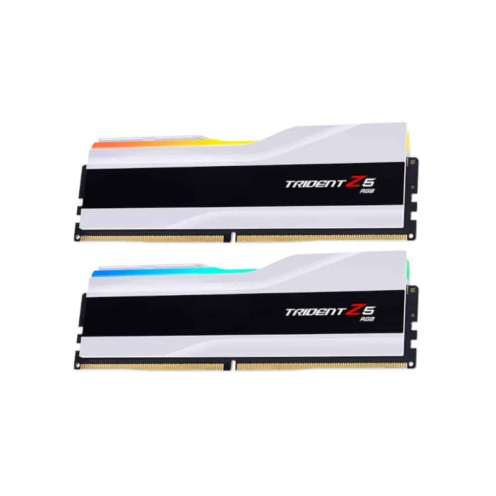 G.Skill Trident Z5 RGB 64GB (32GBx2) DDR5 CL36 6000MHz (White) DDR5 RAM Memory G.Skill